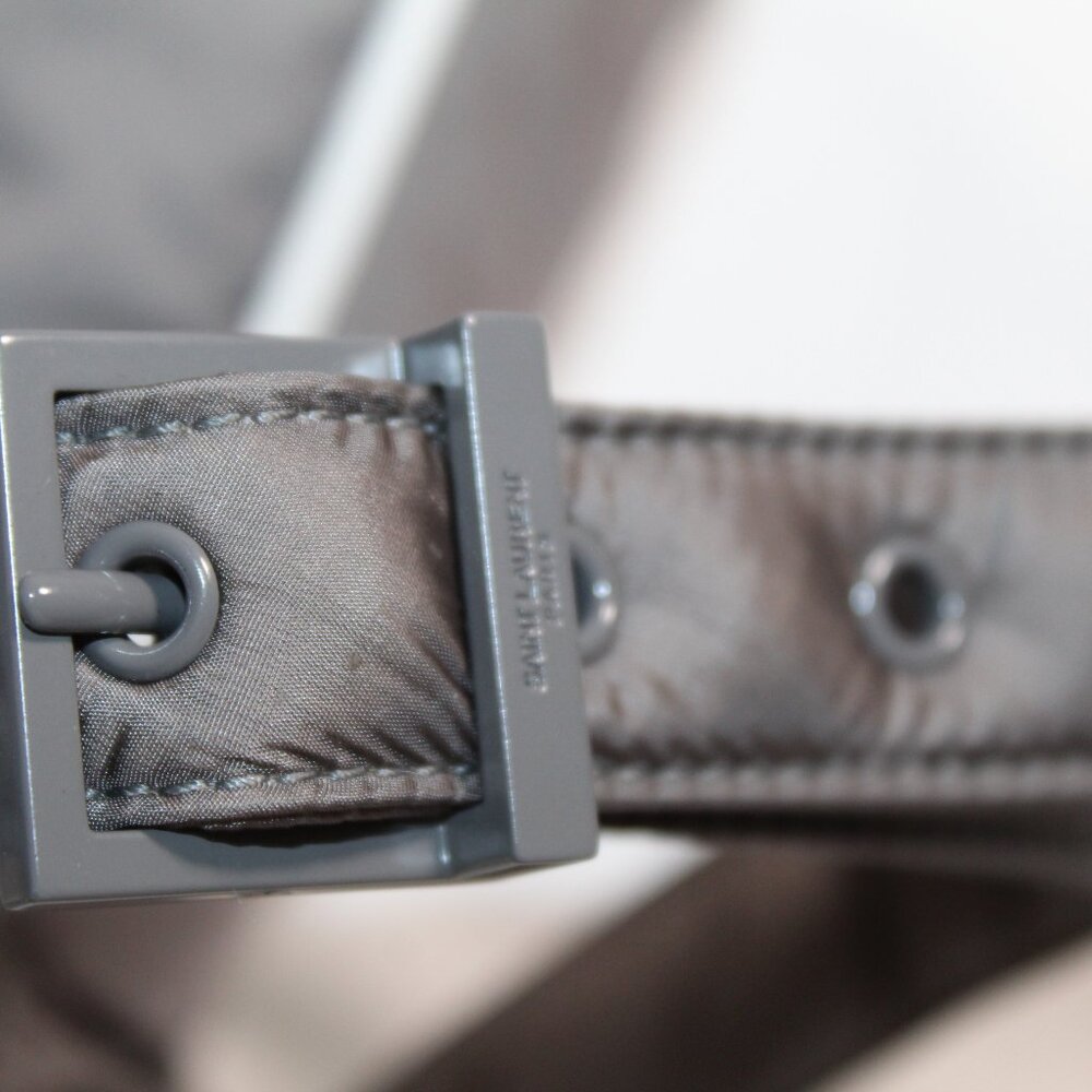 NWOT Saint Laurent Nylon Le 5 A 7 Hobo Shoulder Crossbody Bag Handbag YSL - Picture 4 of 11